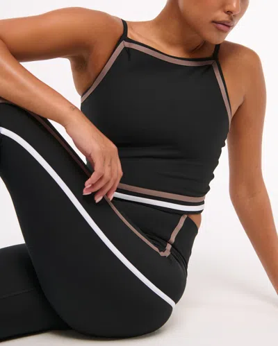 Abercrombie & Fitch Ypb Sculptlux 7/8-length Legging In Black