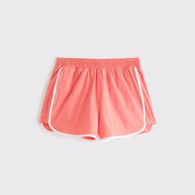 Abercrombie & Fitch Ypb Sprinttek High Rise Lined Short In Pink