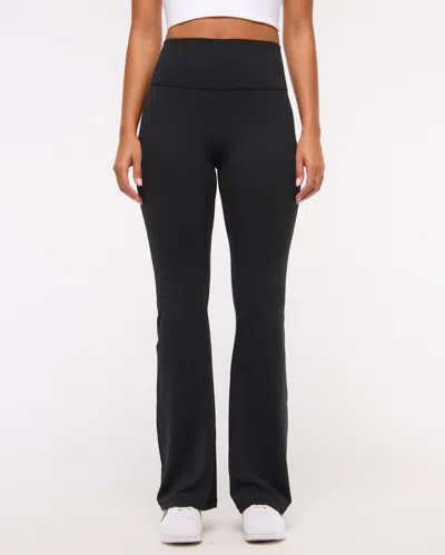 Abercrombie & Fitch Ypb Studioflex Flare Legging In Black
