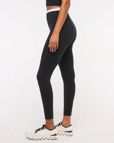 Abercrombie & Fitch Ypb Studioflex 7/8-length Legging In Black