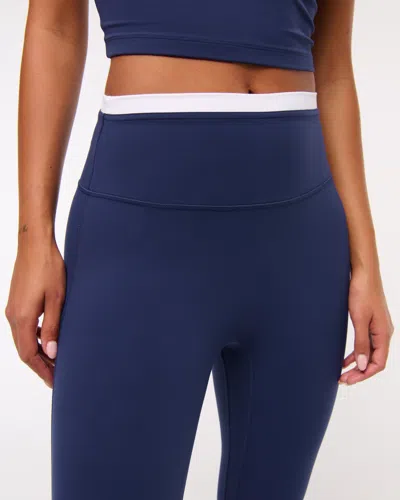 Abercrombie & Fitch Ypb Studioflex 7/8-length Legging In Blue