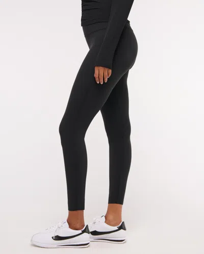 Abercrombie & Fitch Ypb Studioflex 7/8-length Legging In Black