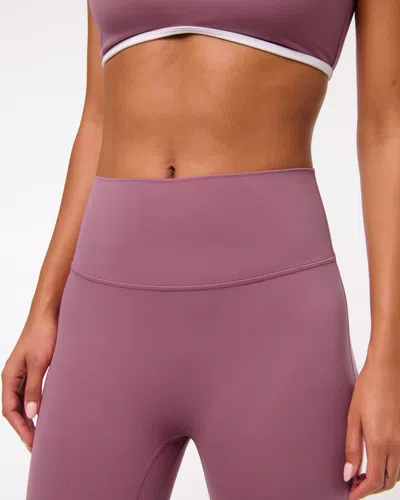 Abercrombie & Fitch Ypb Studioflex 7/8-length Legging In Brown