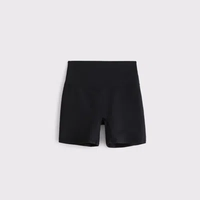 Abercrombie & Fitch Ypb Studioflex Bike Short In Black
