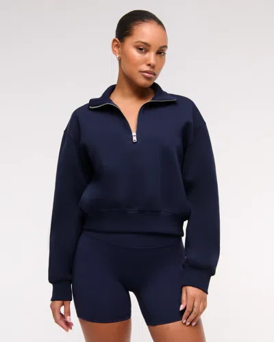 Abercrombie & Fitch Ypb Studioflex Bike Short In Blue