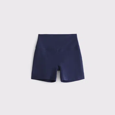 Abercrombie & Fitch Ypb Studioflex Bike Short In Blue