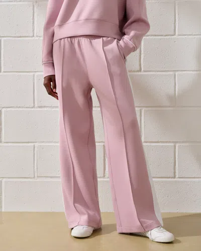 Abercrombie & Fitch Ypb Neoknit Wide Leg Sweatpant In Pink