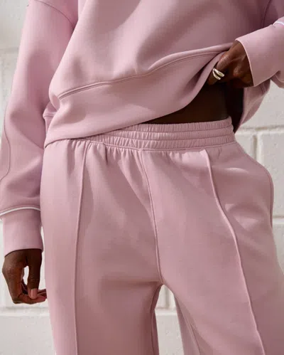 Abercrombie & Fitch Ypb Neoknit Wide Leg Sweatpant In Pink