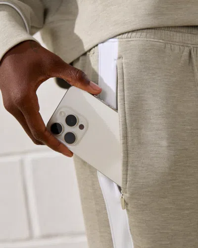 Abercrombie & Fitch Ypb Neoknit Wide Leg Sweatpant In Neutral