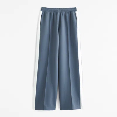 Abercrombie & Fitch Ypb Neoknit Wide Leg Sweatpant In Blue