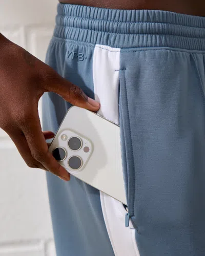 Abercrombie & Fitch Ypb Neoknit Wide Leg Sweatpant In Blue