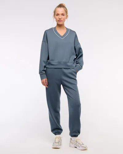 Abercrombie & Fitch Ypb Neoknit Sweatpant In Blue