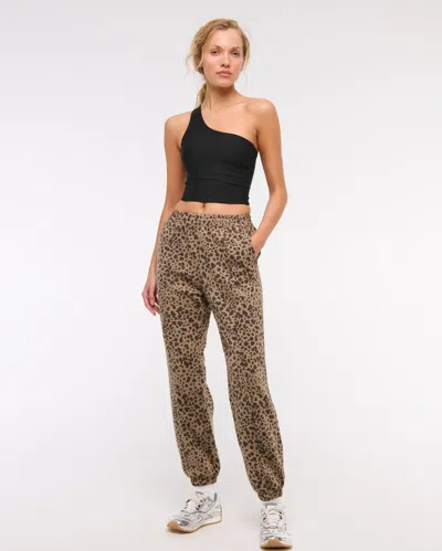 Abercrombie & Fitch Ypb Neoknit Sweatpant In Animal Print
