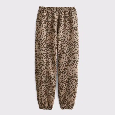 Abercrombie & Fitch Ypb Neoknit Sweatpant In Animal Print