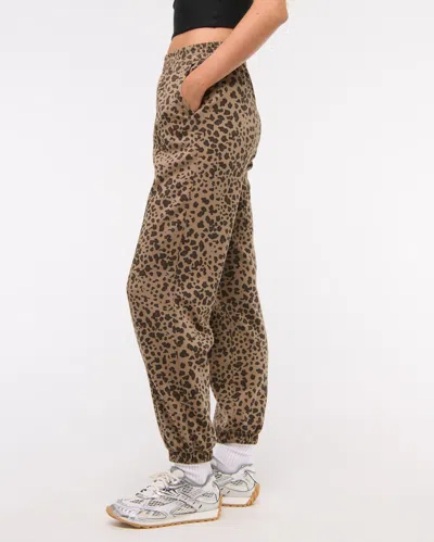 Abercrombie & Fitch Ypb Neoknit Sweatpant In Animal Print