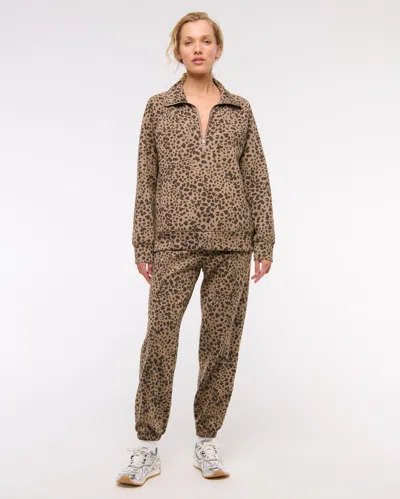 Abercrombie & Fitch Ypb Neoknit Sweatpant In Animal Print