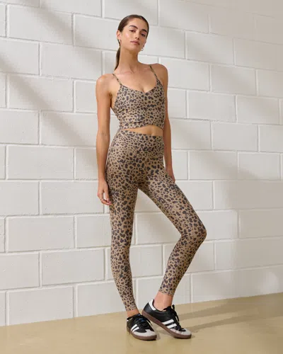 Abercrombie & Fitch Ypb Sculptlux 7/8-length Legging In Animal Print