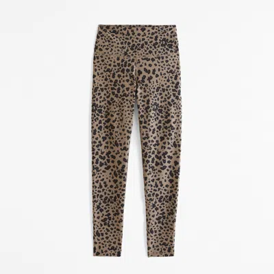 Abercrombie & Fitch Ypb Sculptlux 7/8-length Legging In Animal Print