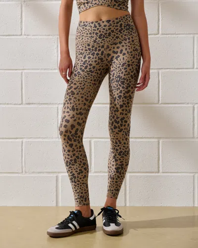 Abercrombie & Fitch Ypb Sculptlux 7/8-length Legging In Animal Print