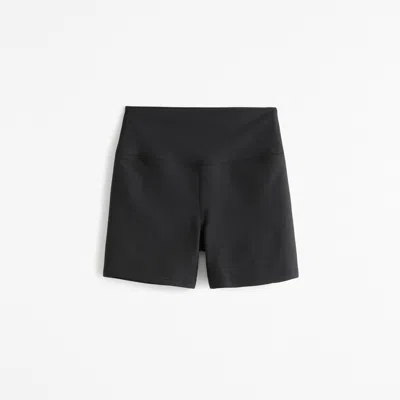 Abercrombie & Fitch Ypb Sculptlux Bike Short In Black