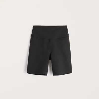 Abercrombie & Fitch Ypb Sculptlux Bike Short In Black