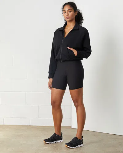 Abercrombie & Fitch Ypb Sculptlux Bike Short In Black