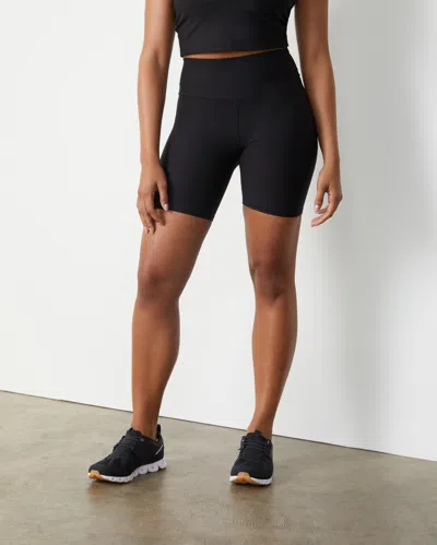 Abercrombie & Fitch Ypb Sculptlux Bike Short In Black
