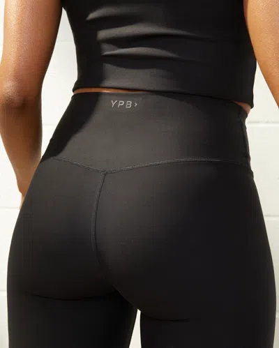 Abercrombie & Fitch Ypb Sculptlux Bike Short In Black