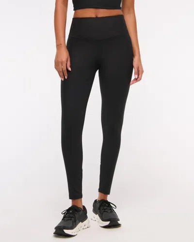 Abercrombie & Fitch Ypb Sculptlux 7/8-length Legging In Black