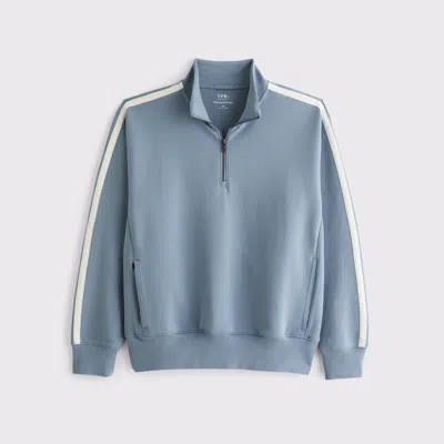 Abercrombie & Fitch Ypb Neoknit Max Half-zip In Brown