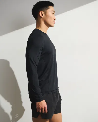 Abercrombie & Fitch Ypb Sweatwik Long-sleeve Tee In Black