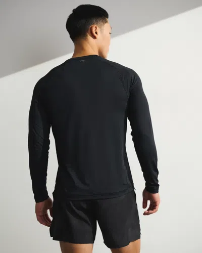 Abercrombie & Fitch Ypb Sweatwik Long-sleeve Tee In Black