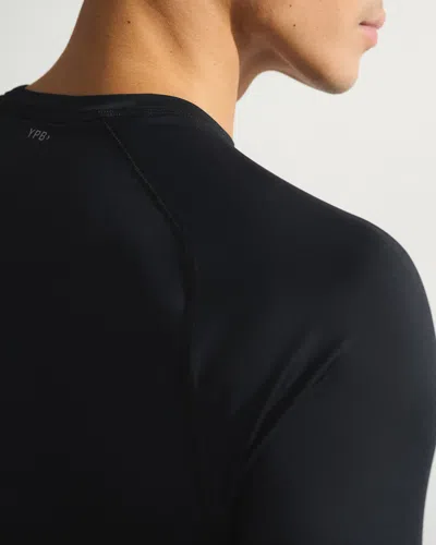 Abercrombie & Fitch Ypb Sweatwik Long-sleeve Tee In Black