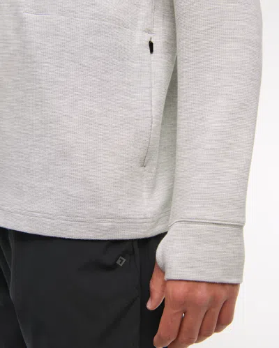 Abercrombie & Fitch Ypb Active Waffle Half-zip In Gray