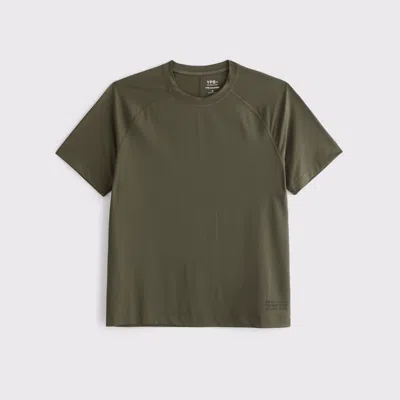 Abercrombie & Fitch Ypb Sweatwik Tee In Green