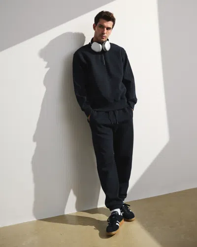 Abercrombie & Fitch Ypb Neoknit Max Half-zip In Black