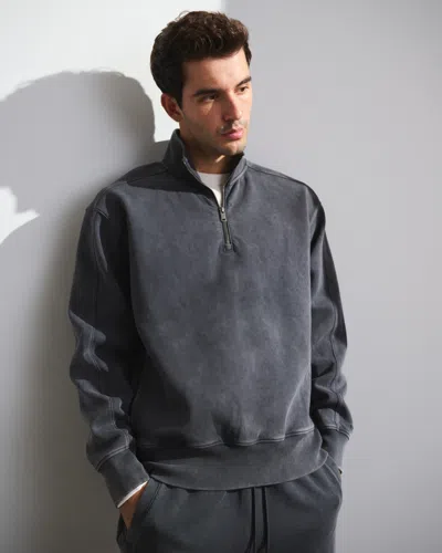 Abercrombie & Fitch Ypb Neoknit Max Half-zip In Gray