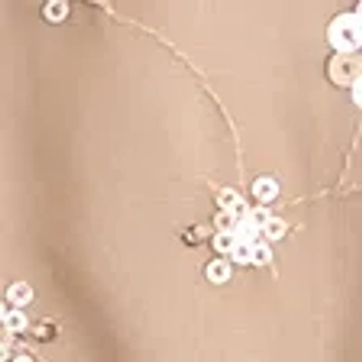 Abercrombie & Fitch Sequin Drop-waist Mini Dress In Brown