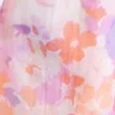 Abercrombie & Fitch Short-sleeve Smocked Waist Mini Dress In Multi