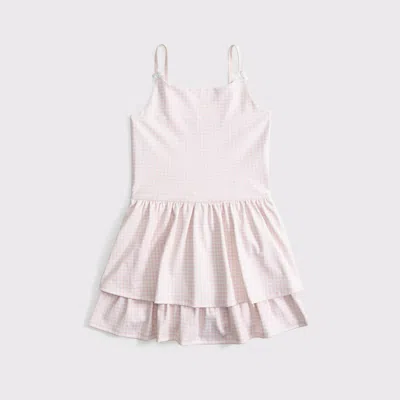 Abercrombie & Fitch Ypb Bow Mini Dress In White