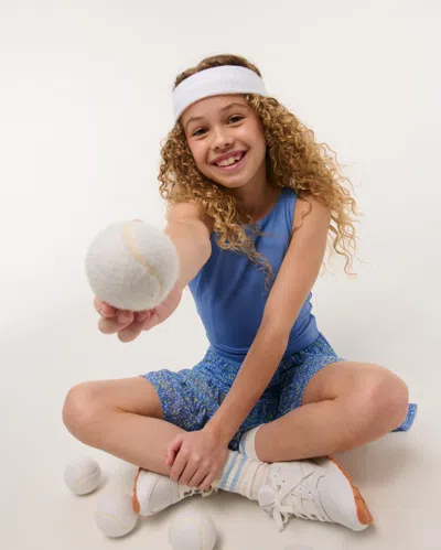 Abercrombie & Fitch Ypb Mesh Mini Dress In Blue