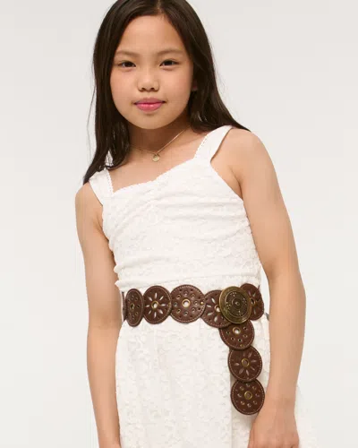 Abercrombie & Fitch Lace Mini Dress In White