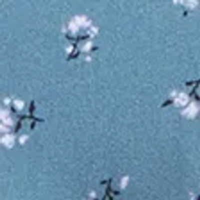 Abercrombie & Fitch A&f Mila Lace-trim Mini Dress In Blue