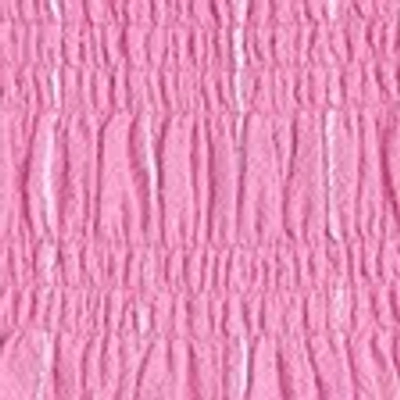 Abercrombie & Fitch Off-the-shoulder Smocked Jumpsuit In Pink