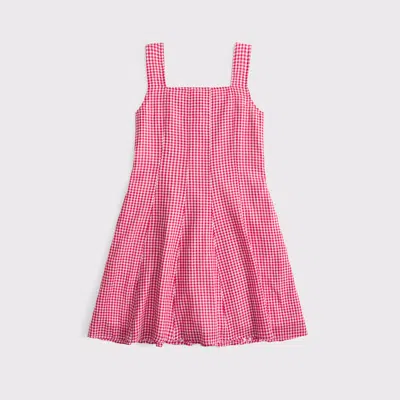 Abercrombie & Fitch A&f Mila Mini Dress In Red