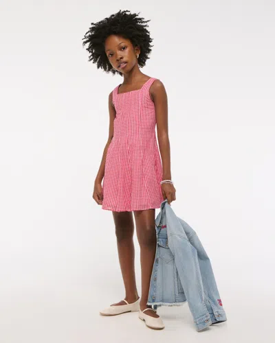 Abercrombie & Fitch A&f Mila Mini Dress In Red