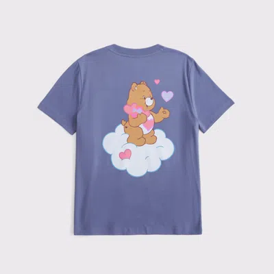 Abercrombie & Fitch Oversized Care Bears Graphic Tee In White