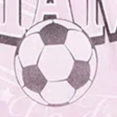 Abercrombie & Fitch Oversized Inter Miami Cf Graphic Tee In Pink