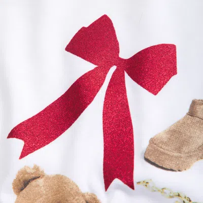 Abercrombie & Fitch Oversized Graphic Logo Tee In White