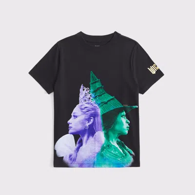 Abercrombie & Fitch Oversized Wicked Graphic Tee In Gray